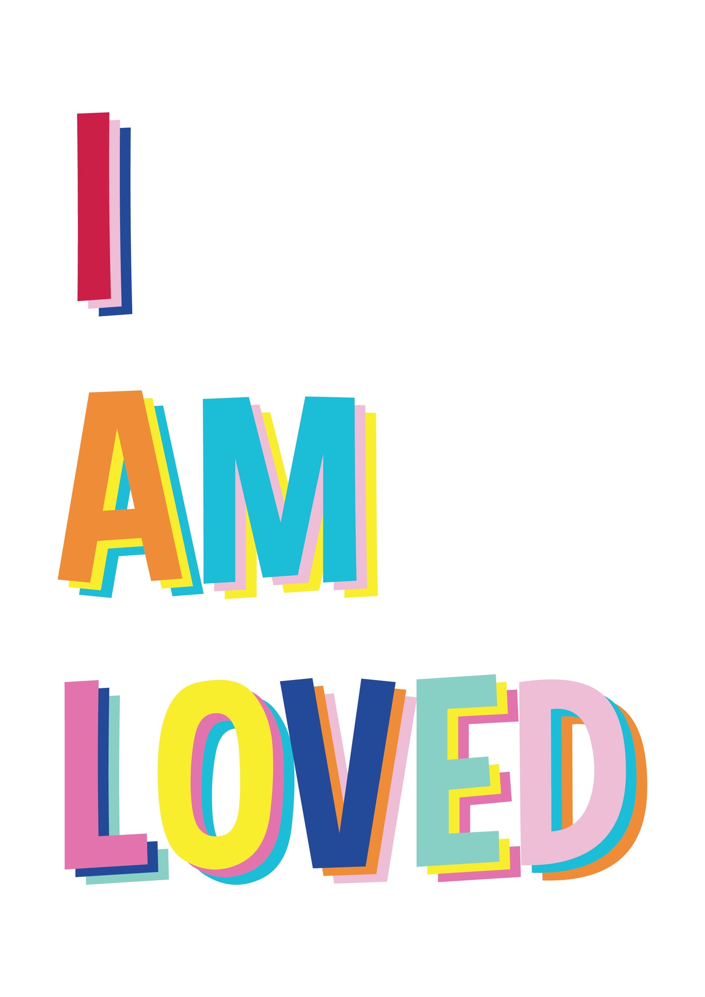 i am loved poster