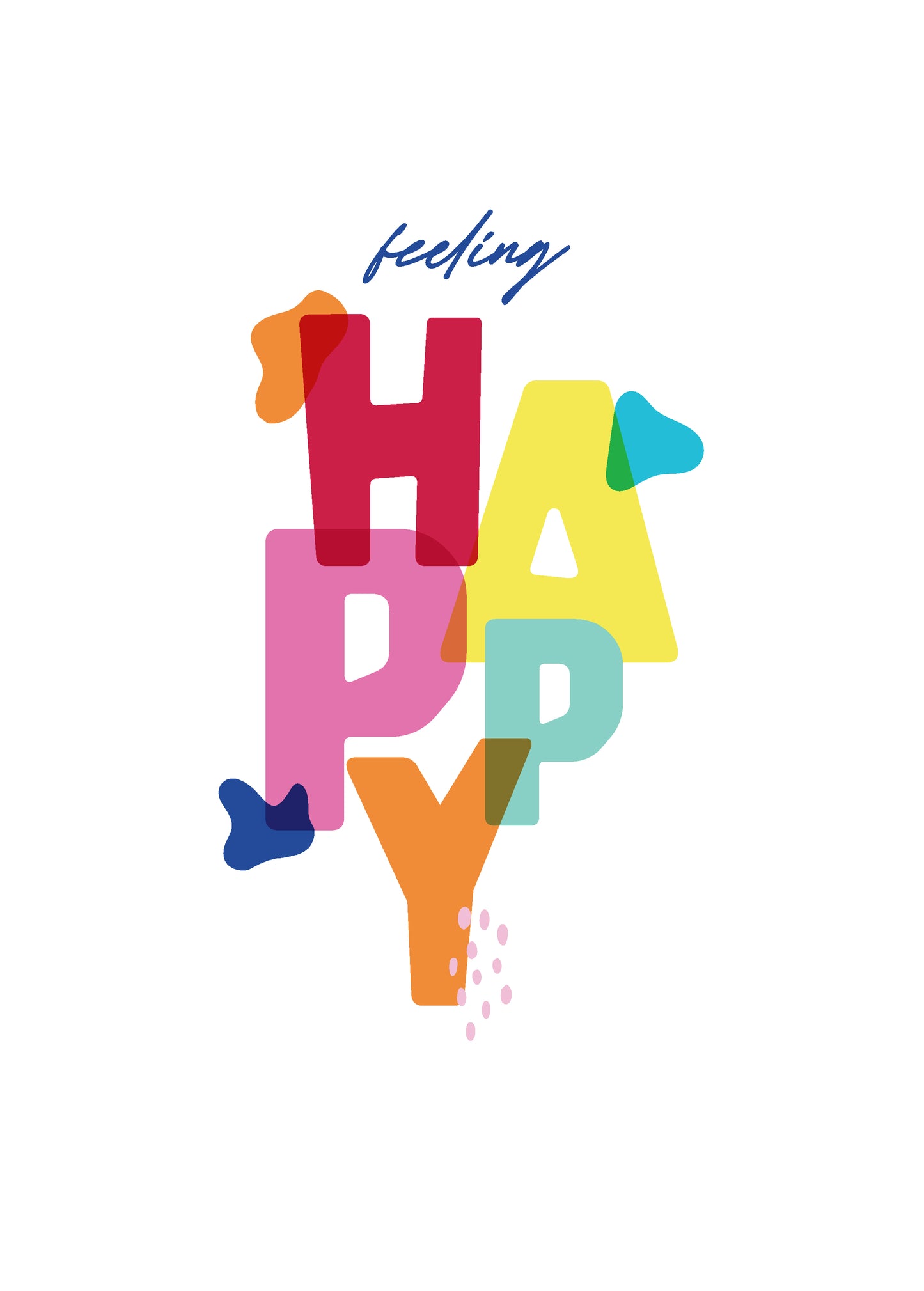 feeling happy poster