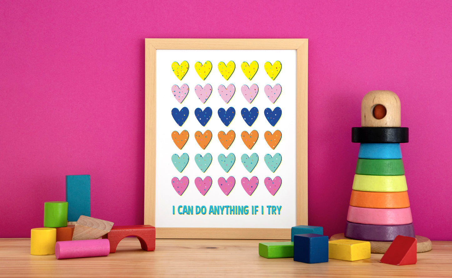 i can do anything if i try i am club poster