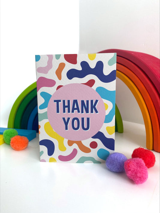 'Thank you' greetings cards